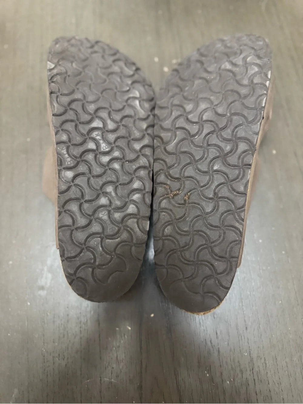 Birkenstock Arizona Birko-Flor Sandal, Brown, Size EU 43 US M 10